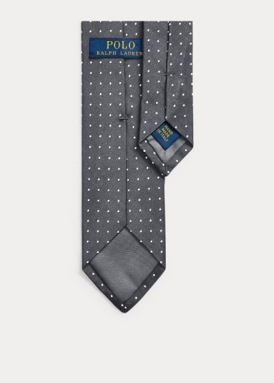 Men's Polo Ralph Lauren Dot Silk Repp Narrow Ties | 179625RPN